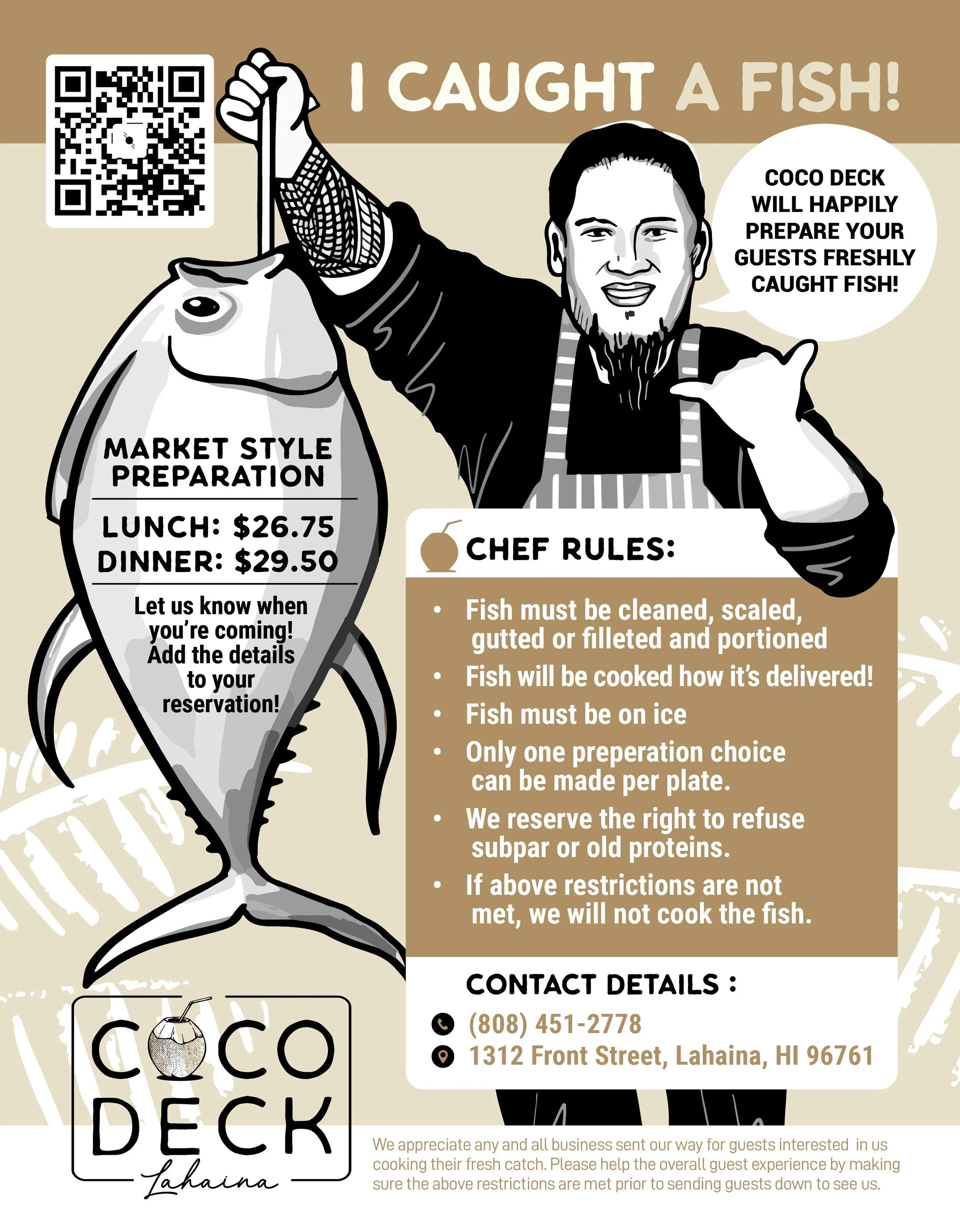 Coco Deck Lahaina | Kitchen + Bar